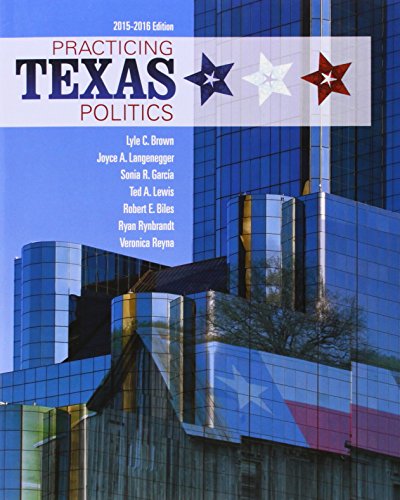 Imagen de archivo de Practicing Texas Politics (Book Only) a la venta por Books Unplugged