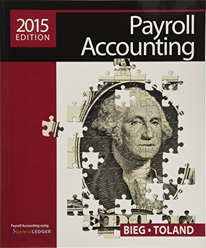 Beispielbild fr Payroll Accounting 2015 (with Cengage Learning's Online General Ledger, 2 terms (12 months) Printed Access Card) zum Verkauf von HPB-Red