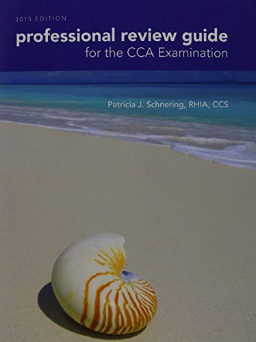 9781285863412: Professional Review Guide for the CCA Examination, 2015 Edition (Book Only)