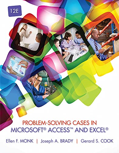 9781285867199: Problem-Solving Cases in Microsoft Access and Excel