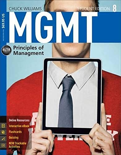 Imagen de archivo de Mgmt8 (with Coursemate, 1 Term (6 Months) Printed Access Card) a la venta por ThriftBooks-Phoenix