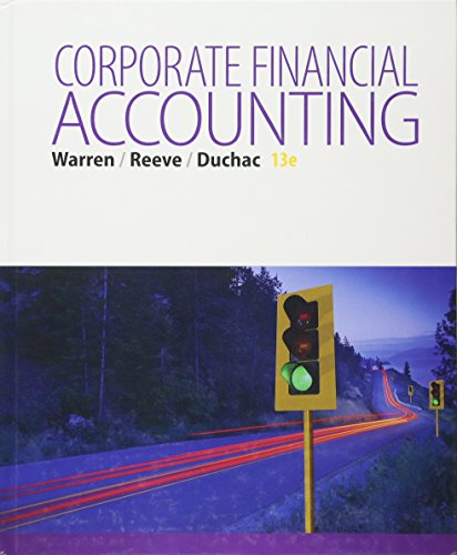 Beispielbild fr Corporate Financial Accounting zum Verkauf von Campus Bookstore