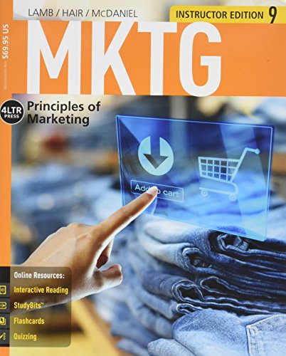 Imagen de archivo de MKTG 9 (Instructor's Edition) a la venta por BookHolders