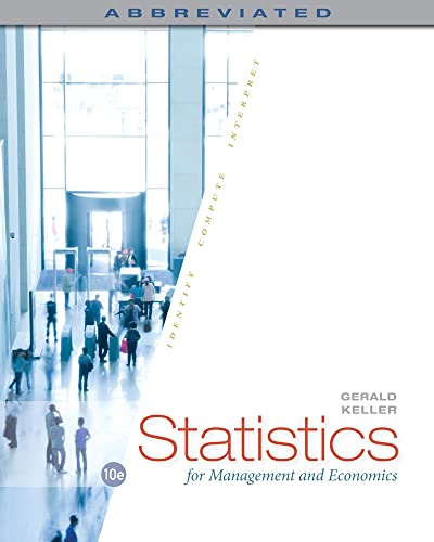 Stock image for Statistics for Management and Economics, Abbreviated for sale by SecondSale