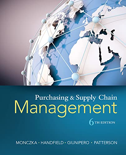 Beispielbild fr Purchasing and Supply Chain Management zum Verkauf von Better World Books