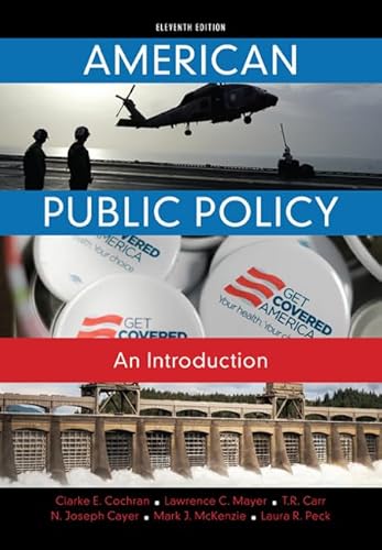 Beispielbild fr American Public Policy: An Introduction zum Verkauf von Fourstar Books