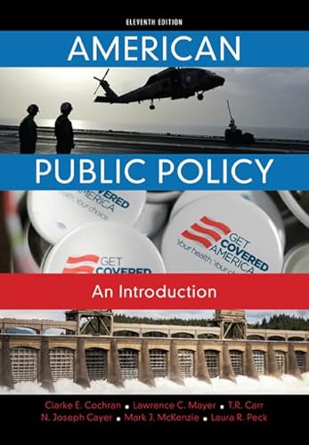 Stock image for American Public Policy: An Introduction for sale by BooksRun