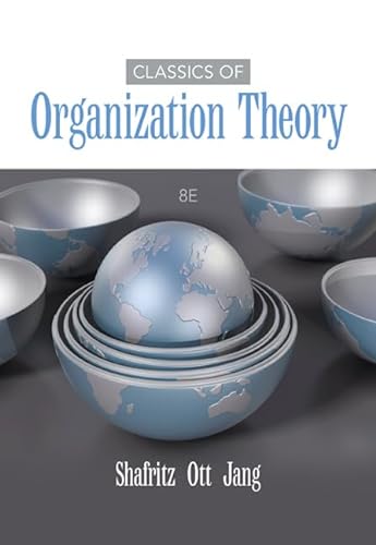 Beispielbild fr Classics of Organization Theory zum Verkauf von BooksRun