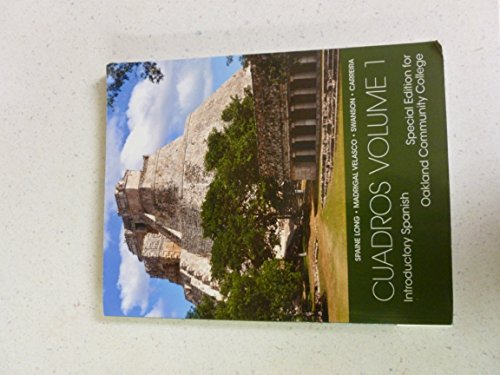 Imagen de archivo de Cuadros Volume 1 - Special Edition for Oakland Community College a la venta por ThriftBooks-Atlanta