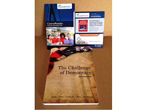 Stock image for The Challenge of Democracy the Essentials 2014 Cengage Learning Janda Berry Goldman Hula Schildkraut for sale by ThriftBooks-Atlanta