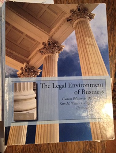 Stock image for Legal Environment of Business for sale by ThriftBooks-Dallas