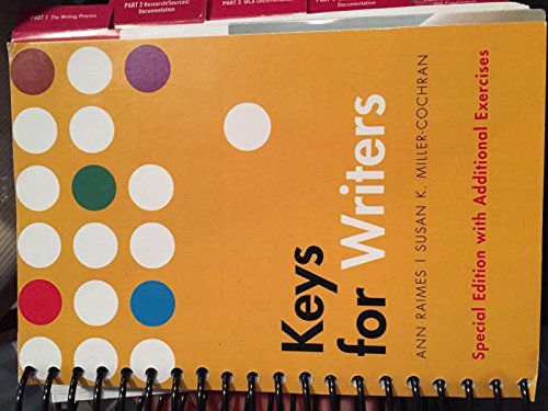 Beispielbild fr Keys for Writers. Special Edition with additional exercises zum Verkauf von Better World Books