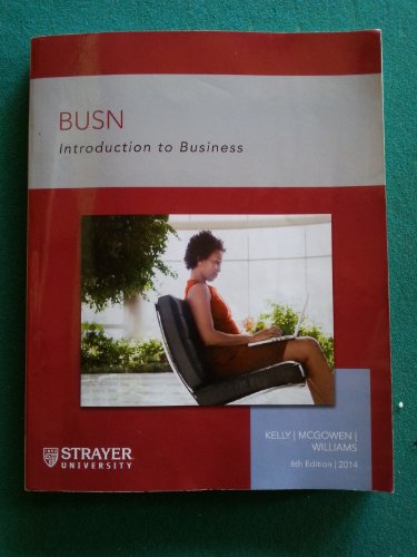 Stock image for BUSN Introduction to Business for sale by Decluttr