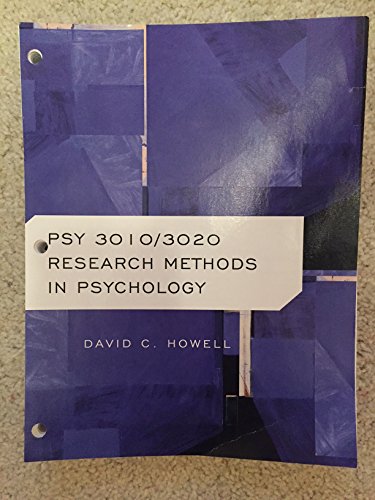 Imagen de archivo de Research Methods in Psychology a la venta por HPB-Red