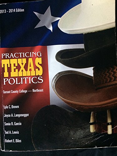Imagen de archivo de Practicing Texas Politics Tarrant County College-northeast a la venta por HPB-Red