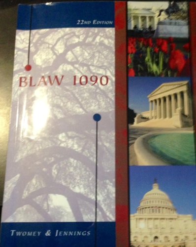 Stock image for BLAW 1090 22nd Edition for sale by SecondSale