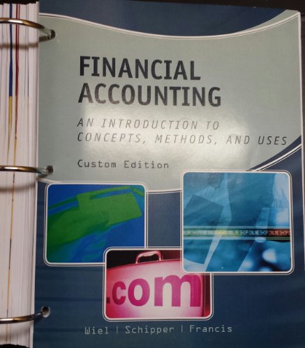 Beispielbild fr Financial Accounting zum Verkauf von BookHolders