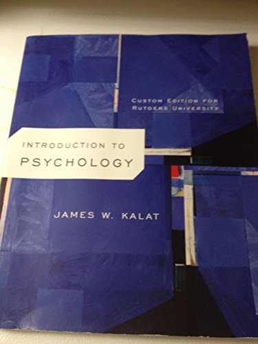 9781285904337: Introduction to Psychology Custom Edition for Rutgers University