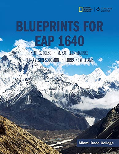 Beispielbild fr Blueprints for EAP 1640 zum Verkauf von Better World Books