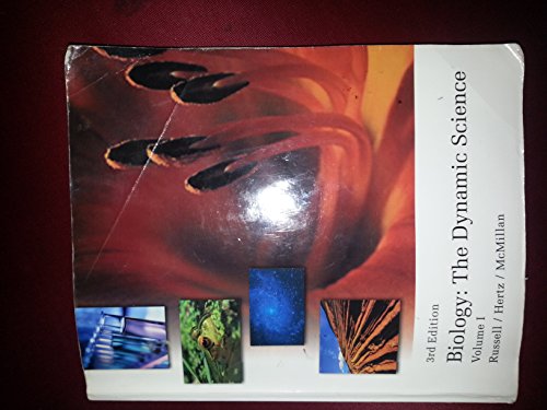 Beispielbild fr Biology: The Dynamic Science 3rd Edition Volume 1 zum Verkauf von Better World Books