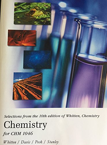 Stock image for Chemistry for CHM 1046 for sale by GF Books, Inc.