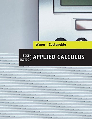 9781285910635: Sixth Edition Applied Calculus