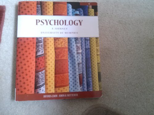 Stock image for Psychology: A Journey, University of Memphis 5th Edition for sale by Open Books