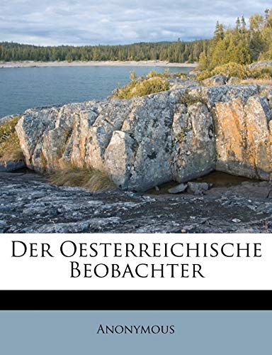 9781286598351: Der Oesterreichische Beobachter