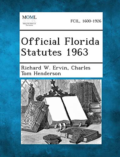 Stock image for Official Florida Statutes 1963 for sale by Lucky's Textbooks