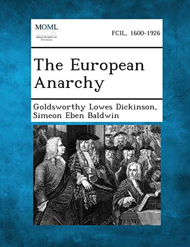 Stock image for The European Anarchy for sale by PBShop.store US