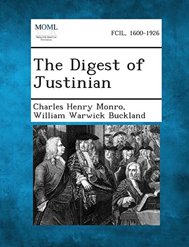 Stock image for The Digest of Justinian for sale by Lucky's Textbooks