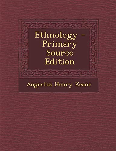 9781287530848: Ethnology - Primary Source Edition
