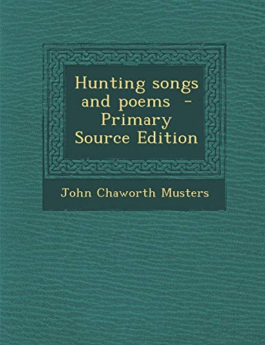 9781287629672: Hunting Songs and Poems