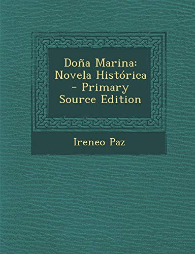 9781287682394: Doa Marina: Novela Histrica (Spanish Edition)