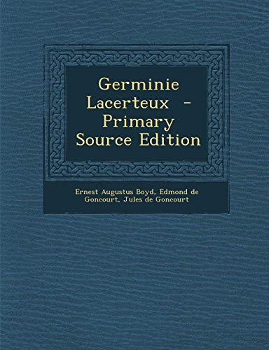 9781287848127: Germinie Lacerteux