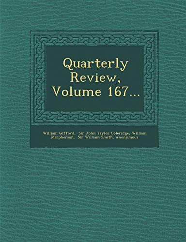Quarterly Review, Volume 167... (9781288182251) by Gifford, William; Macpherson, William