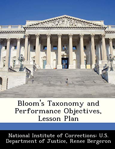 Imagen de archivo de Bloom's Taxonomy and Performance Objectives, Lesson Plan a la venta por California Books