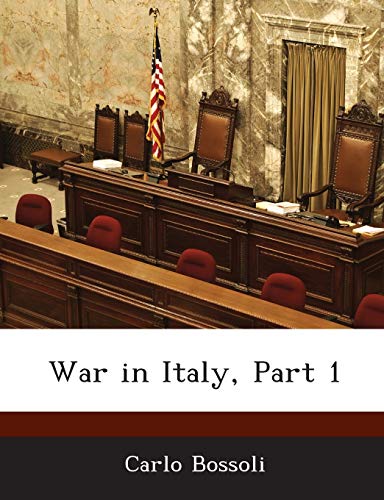 Beispielbild fr War in Italy, Part 1 zum Verkauf von Lucky's Textbooks