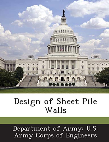 9781288774586: Design of Sheet Pile Walls