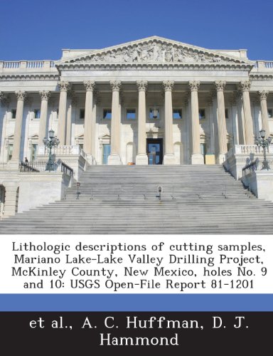 Lithologic Descriptions of Cutting Samples, Mariano Lake-Lake Valley Drilling Project, McKinley County, New Mexico, Holes No. 9 and 10: Usgs Open-File (9781288979844) by Huffman, A. C.; Hammond, D. J.; Et Al