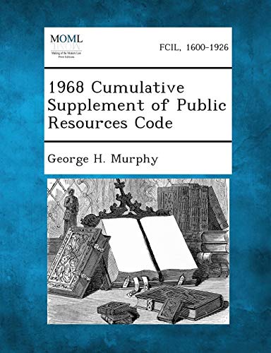 Imagen de archivo de 1968 Cumulative Supplement of Public Resources Code a la venta por Lucky's Textbooks