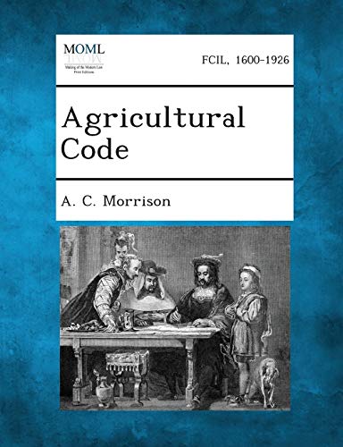 Stock image for Agricultural Code for sale by Lucky's Textbooks