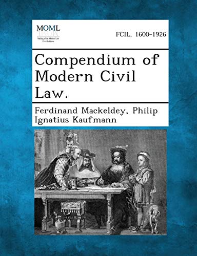 Stock image for Compendium of Modern Civil Law. for sale by Lucky's Textbooks