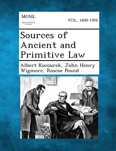 Stock image for Sources of Ancient and Primitive Law for sale by Lucky's Textbooks
