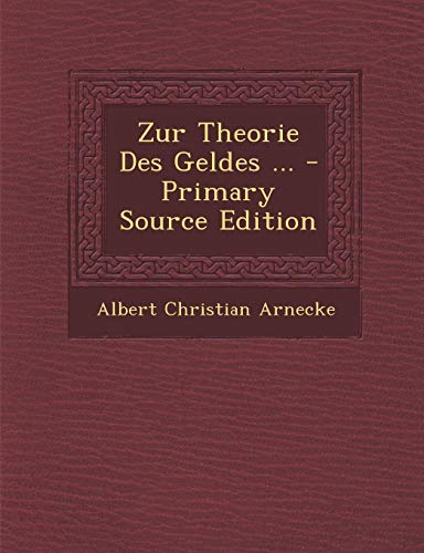 9781289578855: Zur Theorie Des Geldes ...