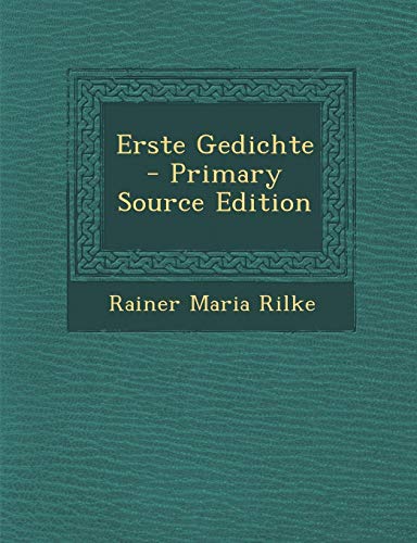 9781289819651: Erste Gedichte (German Edition)