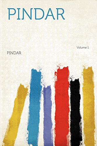 9781290320214: Pindar Volume 1