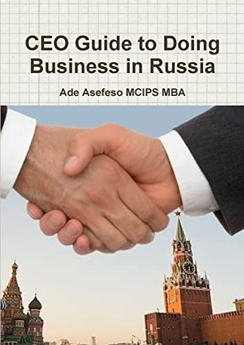 Beispielbild fr CEO Guide to Doing Business in Russia zum Verkauf von medimops