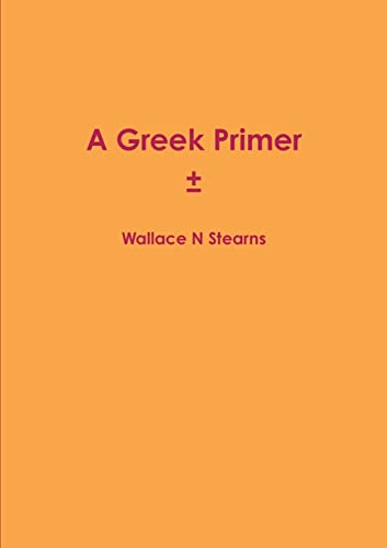 Imagen de archivo de Greek primer a la venta por Chiron Media