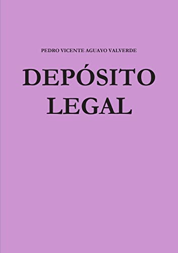 Beispielbild fr Depsito Legal zum Verkauf von PBShop.store US